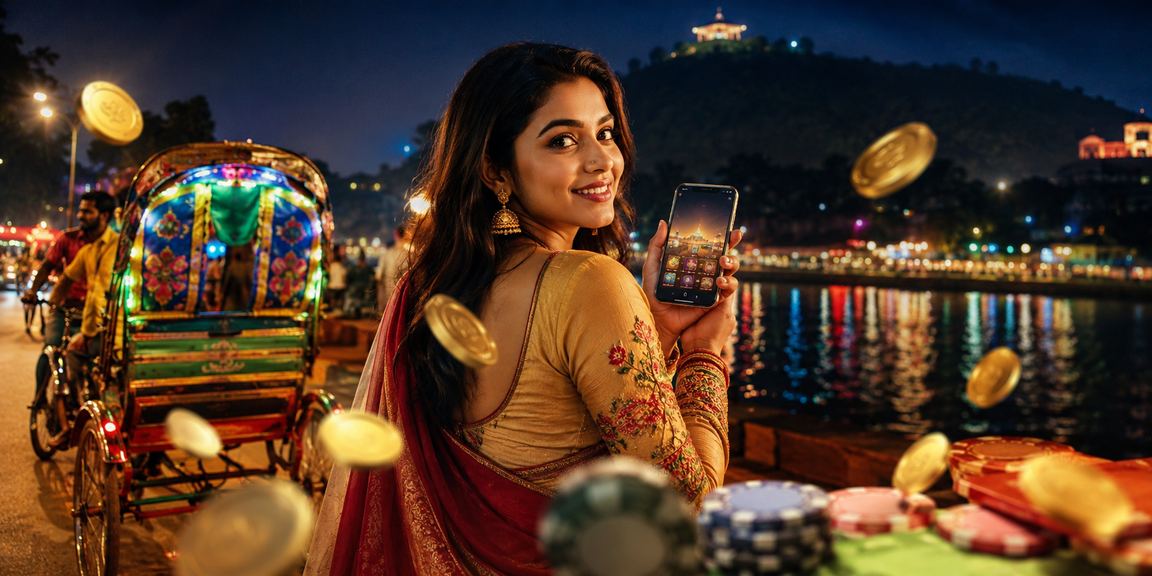 ঢাকায় রিকশার পাশে মোবাইলে ক্যাসিনো বেটিং করছেন একজন ব্যবহারকারী